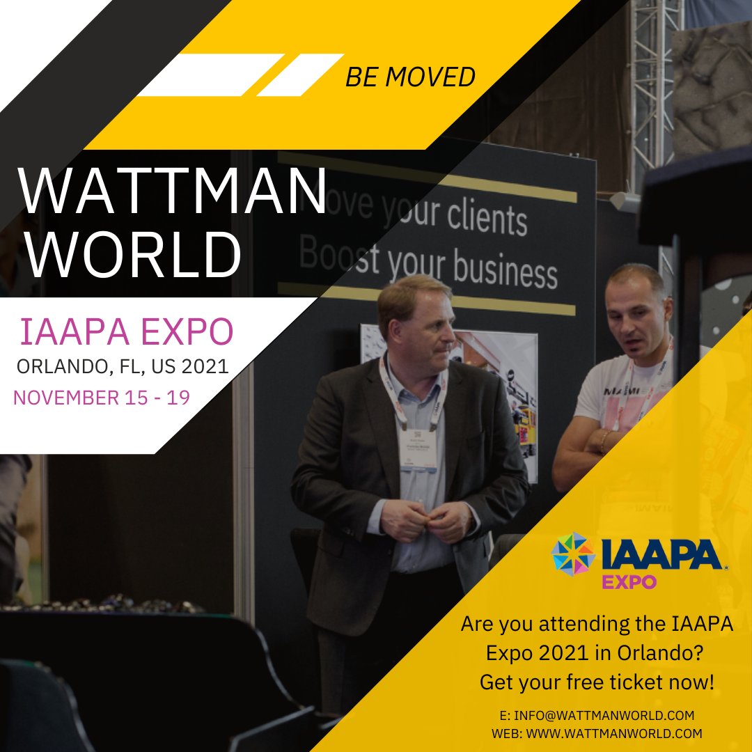 WattmanWorld's tweet photo. The IAAPA Expo is coming up this November! Connect with us at the @IAAPAHQ EXPO to see how we can help you start and boost your business in the attractions or leisure industry. #IAAPAEXPO #IAAPA #wattmanworld #attractions #themepark #electricvehicle

https://t.co/DDxlcbErpK https://t.co/Wq1hjmNi0B