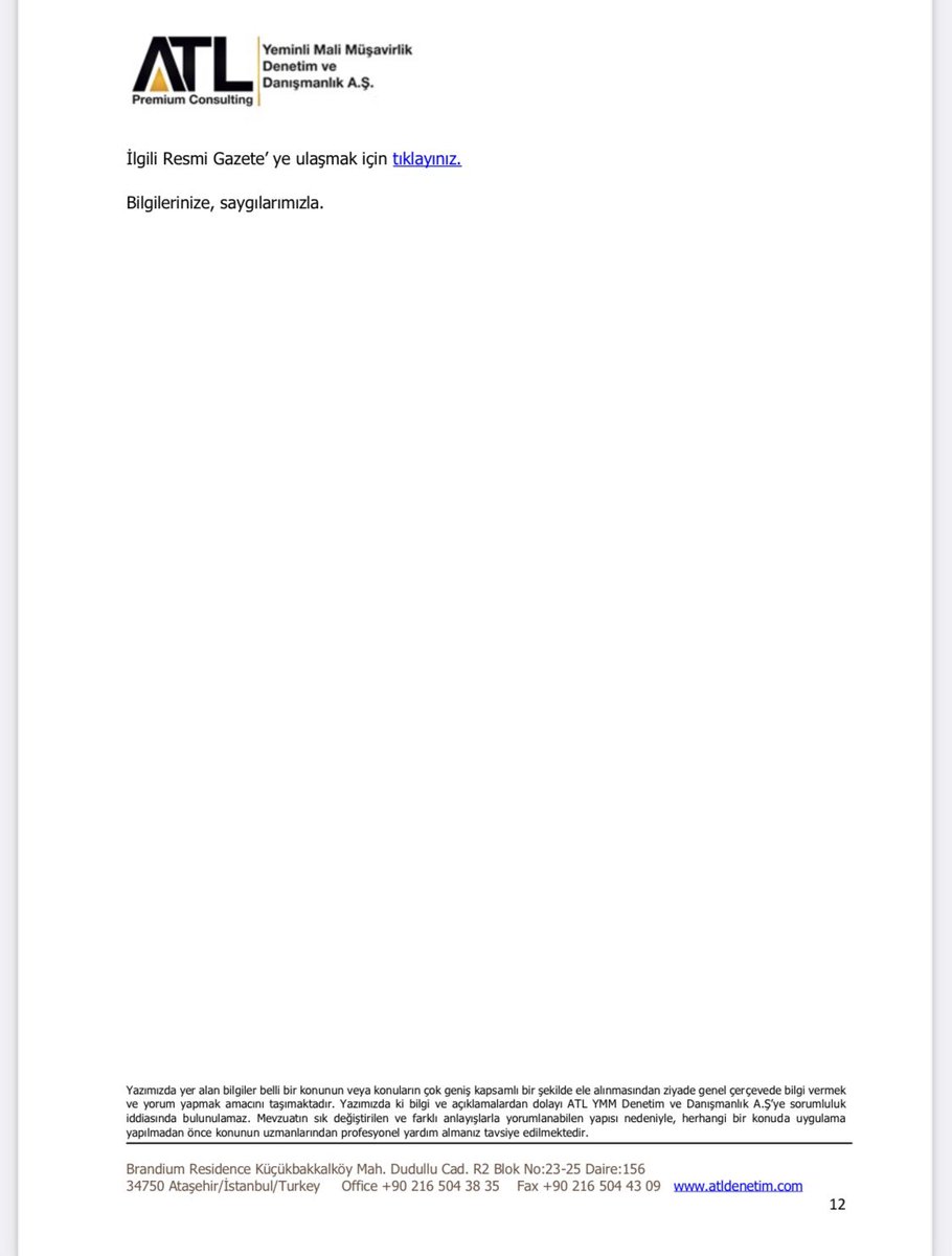 7338 Sayılı Kanun İle Vergi Mevzuatında Yapılan Düzenlemeler Hk’da sirkülerimiz web sitemizde yayımlanmıştır. (4)

atldenetim.com

ATL: #Audit #Tax #Legal