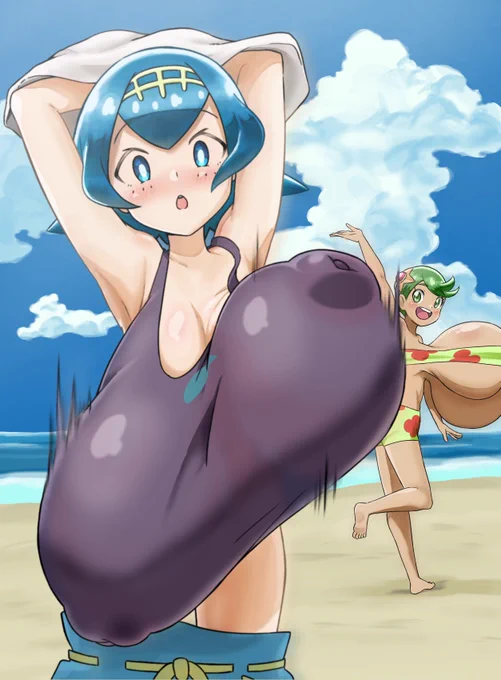 膨乳スイレン&amp;マオ 