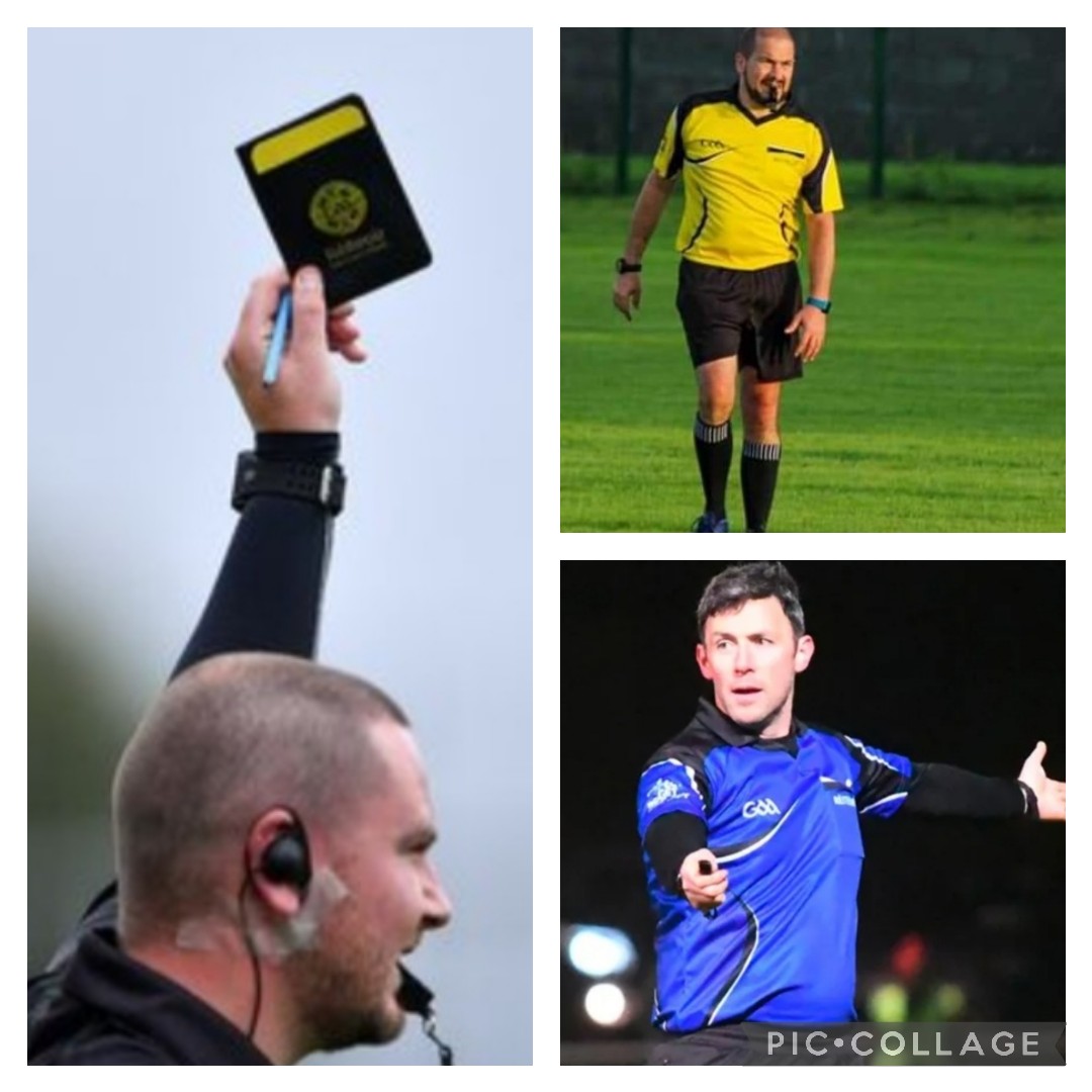 goughd4's tweet photo. Needs saying again ... 3 refs in their mid 20s to control @MeathGAA finals @Patrefcoyle (SFC) @keith_sheerin (IFC) @KieranOlwell (JFC) Refs Committee leading the way in producing new talent &amp; allowing it flourish. A strong tradition of top Meath Referees in the GAA #wearetherefs https://t.co/fwVqJfY7zj