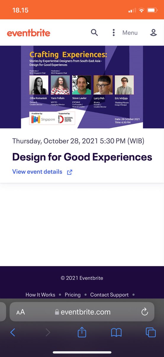 Kevindva's tweet photo. @eventbritehelp why I can’t find the zoom link for this (now online) event? https://t.co/Ni8HrAb4Eh