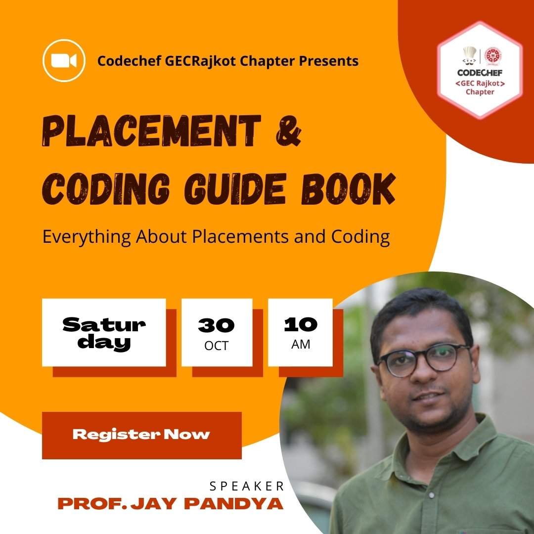 CodechefGECR's tweet image. We come again with intresting topic and full energy 🤩🥳🔥..
Register Now👇🏻:
🔗forms.gle/ZDLw8pZkEntcmR…
__Event Details__
Date : 30/10/2021
Time : 10:00 AM
Platform : MS Teams (link shared by mail soon)
Don't forget to register and take benefits of this powerful session 🔥🤩