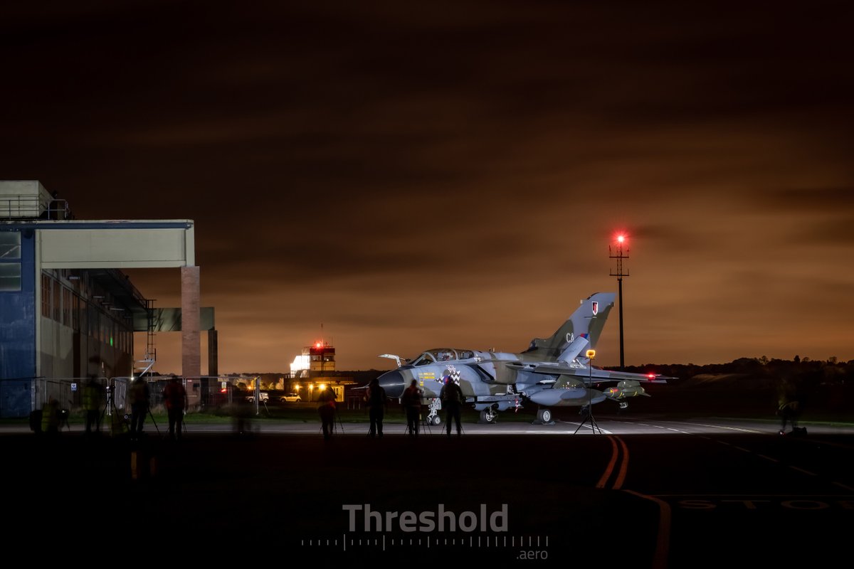 thresholdaero's tweet photo. Threshold would like to take this opportunity to thank @RAF_Cosford and the 238 Sqn crew in particular for all of their hard work and once again hosting a very successful nightshoot last night. Lots of happy photographers and the GR1 looked stunning. #thresholdaero #avgeek https://t.co/m9dyA9rCrh