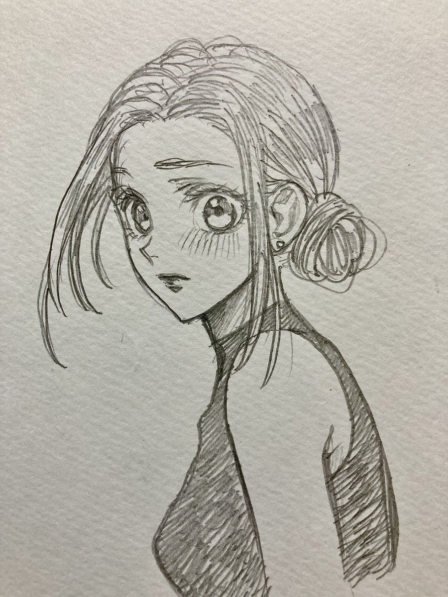 帰宅してからちょっとお絵描き 息抜き〜  #落書き #rkgk #オリジナル #創作