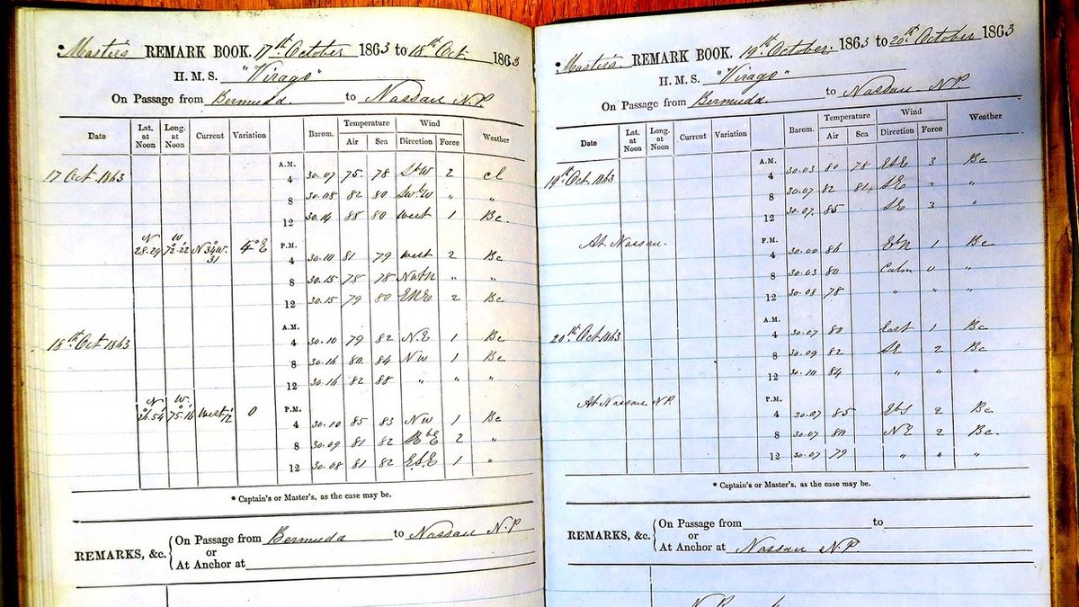 ed_hawkins's tweet image. Nearly 600 volunteers are already helping climate science by digitising weather observations taken on board ships travelling around the world in the 1860s.

Anyone can join in and help improve our knowledge of past changes in climate: WeatherRescue.org #WeatherRescue
