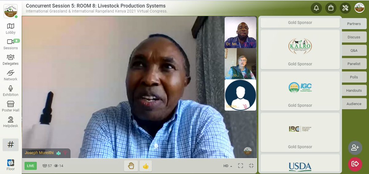Concurrent Session 5: ROOM 8: Livestock Production Systems. Dr Joseph Mureithi KALRO Deputy Director Livestock highlights on Livestock production systems in Kenya #igrckenyachapter2021 #IGRCKenya2021 <a href="/ILRI/">ILRI.org</a> <a href="/ILRI_JimmySmith/">Former ILRI Director General - Jimmy Smith</a> <a href="/APSK_Kenya/">Animal Production Society of Kenya (APSK)</a> @kilimoKE