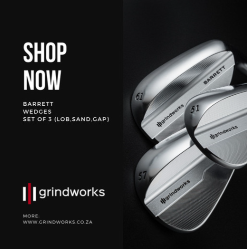 Did we mention our new wedges, the Barrett series, the exact wedges that Patrick Reed uses - they were design especially for him, and named after his son - be one of the first in the world to buy these - DM us or email info@grindworks.co.za #BestShortGameInTheWorld