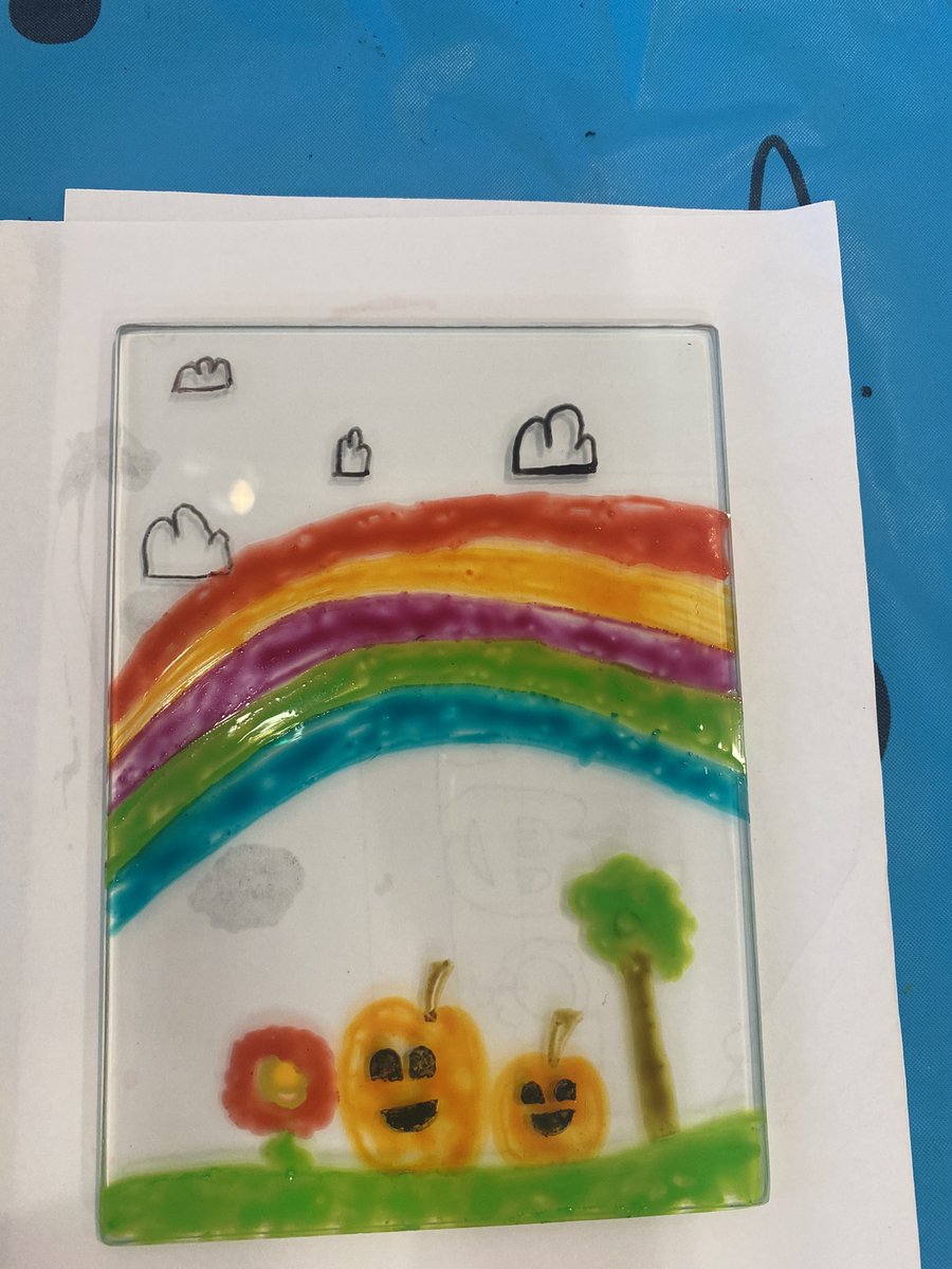 LauraOT2021's tweet photo. We made #TryItTuesday a Thursday instead this week, trying new occupations in glass painting and of course had to have hot chocolates in the cafe 🥰 @ot_ninabedding https://t.co/wD9tXvzxWl