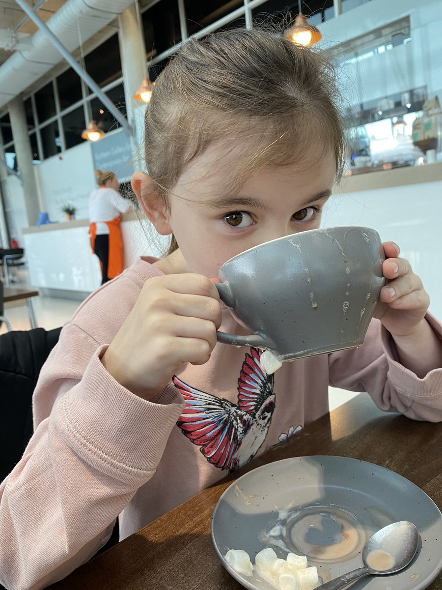 LauraOT2021's tweet photo. We made #TryItTuesday a Thursday instead this week, trying new occupations in glass painting and of course had to have hot chocolates in the cafe 🥰 @ot_ninabedding https://t.co/wD9tXvzxWl