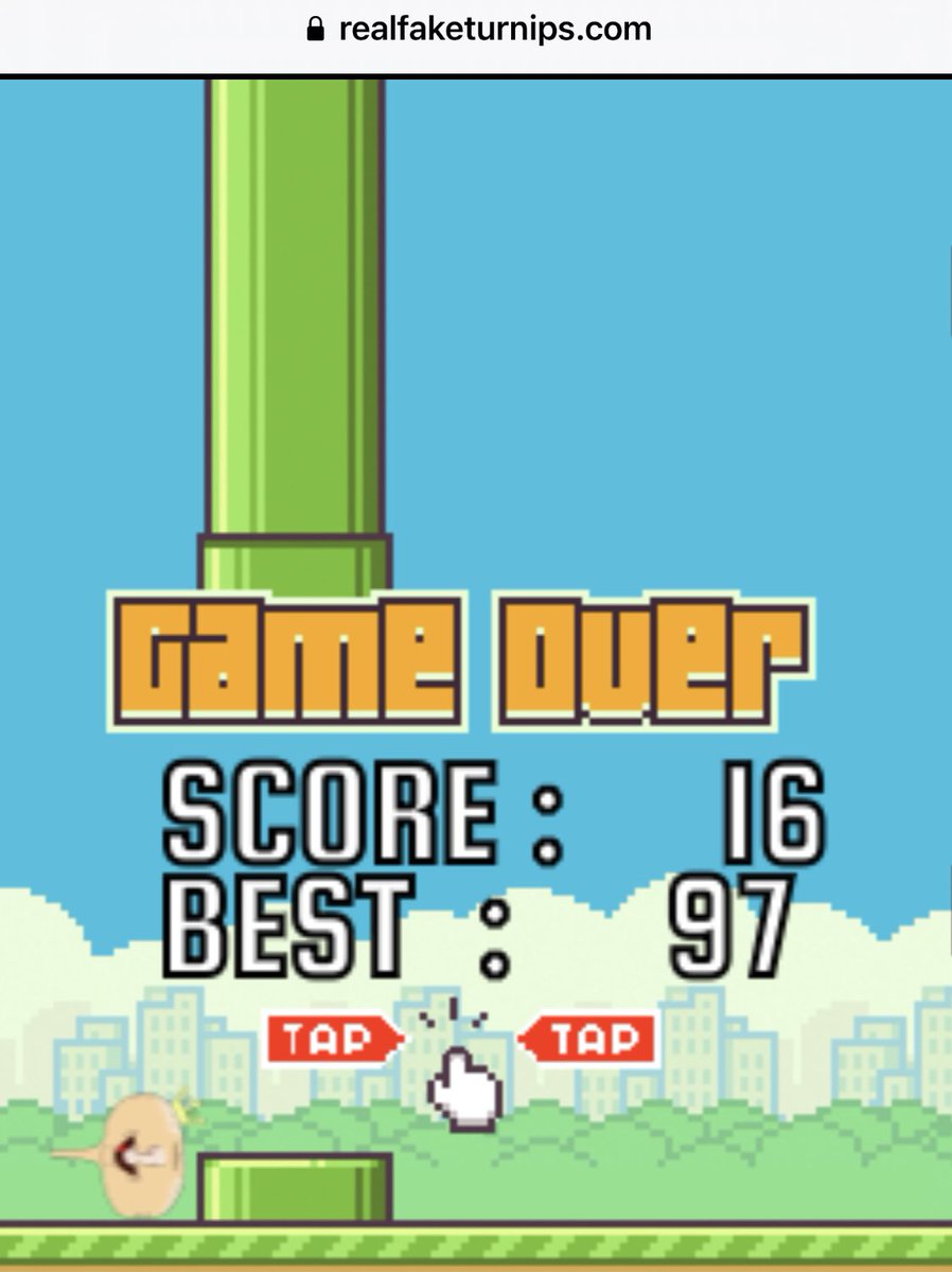 Ayaredoubleyou's tweet photo. Damn it @realfaketurnips!!! This game is addictive!!! https://t.co/pUelybKQAX