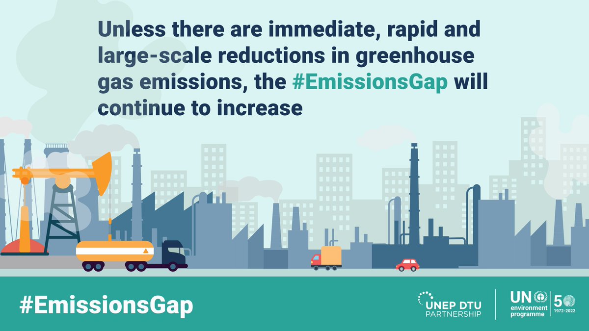 IPBES's tweet photo. 🌡️ The Heat Is On 🌡️
🚨 The clock is ticking loudly 🚨 

New @UNEP #EmissionsGap Report highlights that to stand a chance of limiting global warming to 1.5°C, we have just 8 years to almost halve greenhouse gas emissions⚠️

#COP26 #ForNature
https://t.co/Z563wARsdo https://t.co/U3RfcckWrK