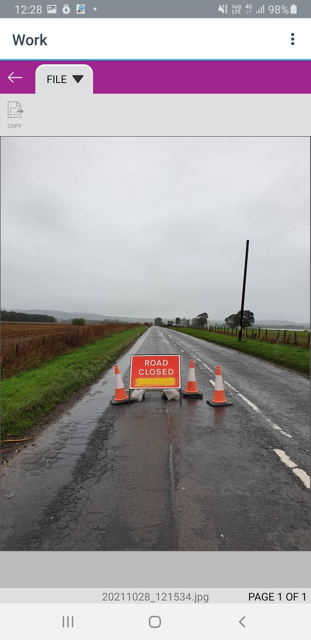 Annandale & Eskdale Police on Twitter "The A709 at Shillahill Bridge