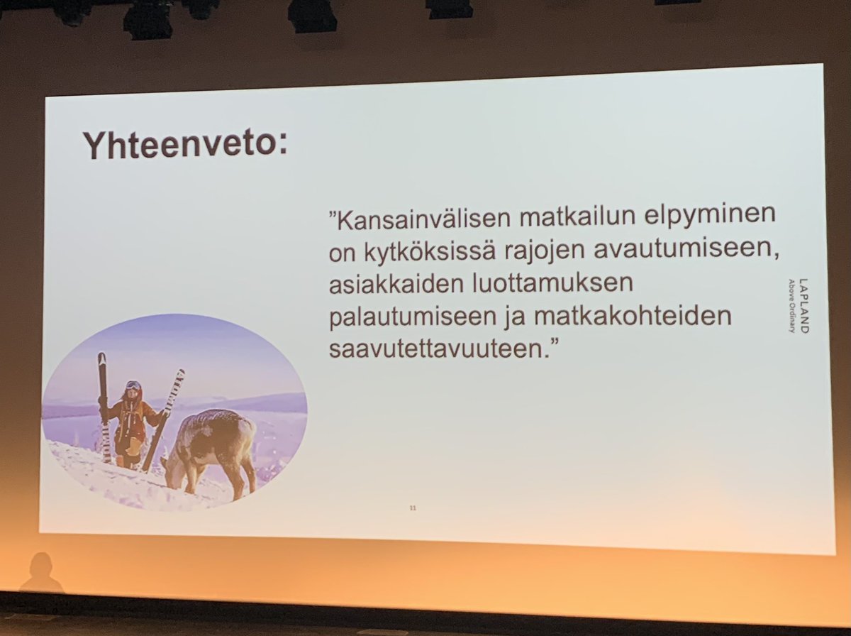 emkujala's tweet photo. Matkailualan toimijoiden rintama on yhtenäinen: Matkailun elpymisen yksi tärkeimmistä edellytyksistä ovat selkeät säännöt ja niiden viestiminen. Pohjoisesta halutaan puhuttavan enemmän siellä missä päätöksiä tehdään. #lapinmatkailuparlamentti https://t.co/qFixAxSDL9