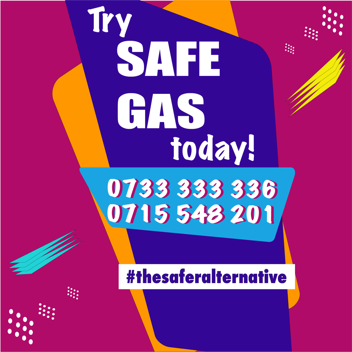 SafeEnergyKe's tweet photo. Safe Gas non-explosive cylinders are best for home and commercial use. Our cylinders are non-explosive, rust-free, lightweight and have a visible gas level. Call us today on 0733333336 or 0715548201. https://t.co/Vo2IO6pwgW