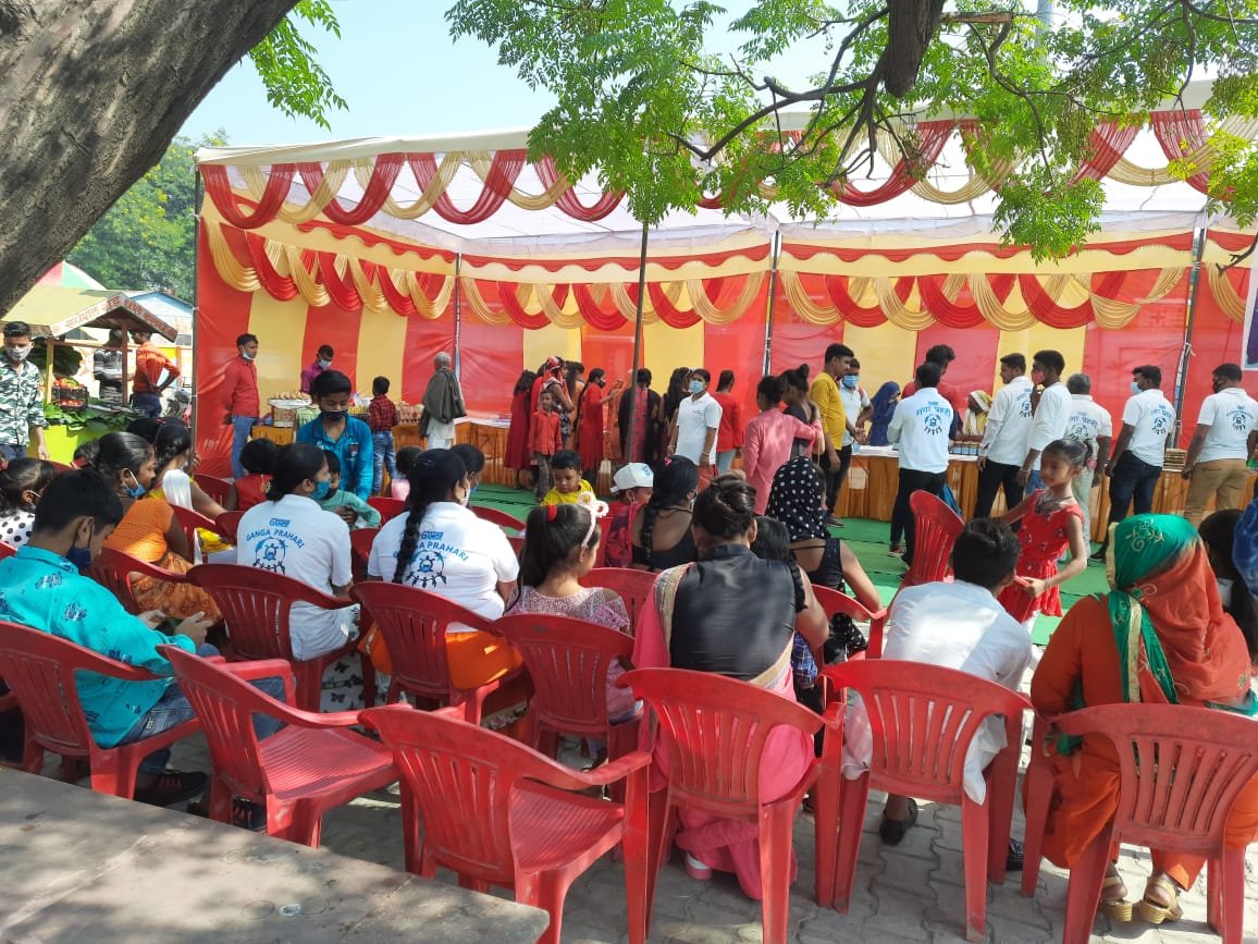 moefcc's tweet photo. Cementing efforts for Arth Ganga:
Ganga Praharis of @wiiofficial1 organising the Ganga Ustav Mela at Bijnor, Uttar Pradesh. This Mela displays handcrafted items like Matt, basket &amp; pickle and the educative Ganga River Dolphin Safari facility for visitors. https://t.co/90SFYU1PCK