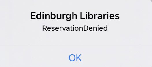 koolard's tweet image. I think @StephenKing Library Policeman has finally caught up with me. #librarypolice #reservationdenied #bookban