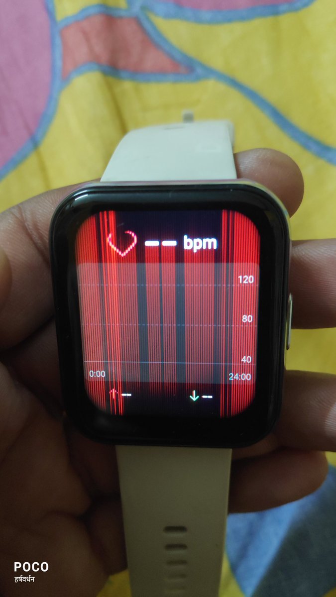 __iamgroott__'s tweet photo. Hey realme i can't understand your policy of service. Your product i purchase smartwatch pro 2 has issue regarding red screen.I showed the customer service they are not even telling anything and the product is under warranty. I purchase this product on 17/8/2021 via amazon. Help https://t.co/n1eDaNbPP3