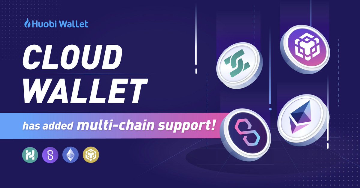 iTokenWallet's tweet image. #CloudWallet has added multi-chain support!🚀

🔥#Ethereum, #Polygon, #HECO, #BSC 🔥

✔️Transfer and receive
✔️View assets
⚡️More #dApps coming soon

Tutorial👉 bit.ly/3nB4HkP