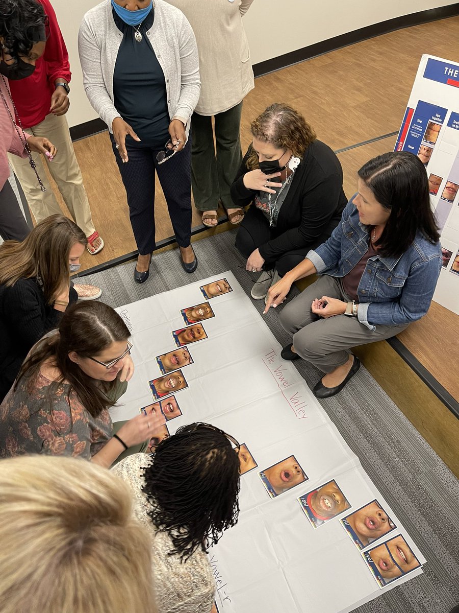 Sound Wall training with <a href="/JEFCOED/">Jefferson County Schools</a> Reading Coaches! “Reading depends on spoken language!”