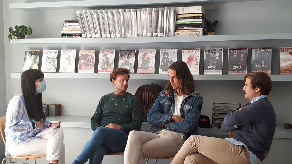 Encantados de recibir hoy de promo a <a href="/DHIoficial/">DHI</a> en la sede <a href="/ARTEspectaculo/">A.R.T.E.</a>. No te pierdas su concierto hoy a las 21:00 en Sala Cesta de Madrid <a href="/M2Musicspain/">M2Music Group</a> <a href="/RaulM2Music/">Raul Madroñal</a>