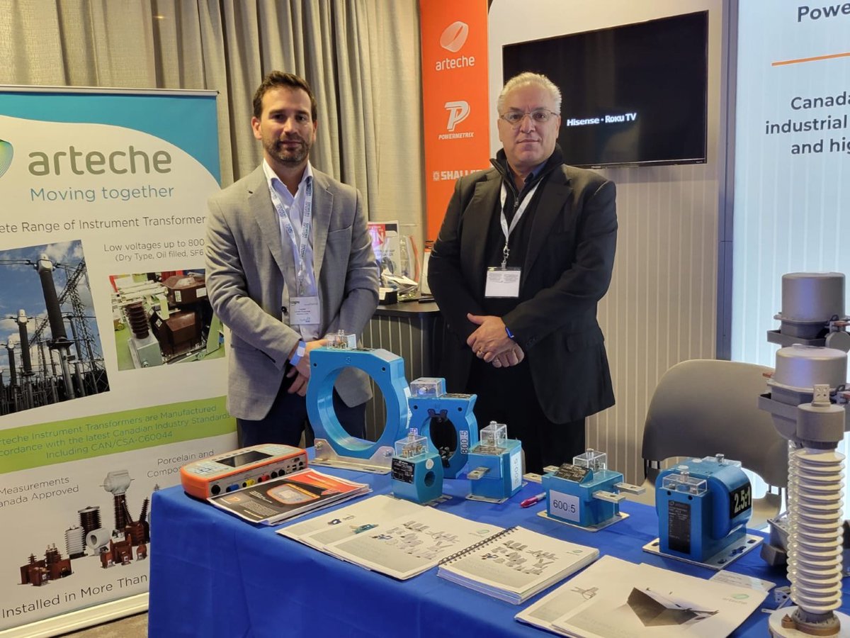ArtecheGroup's tweet image. ▶️ We have presented at Cigré Canada 2021 the paper &quot;Understanding the contribution of the noise to the error in LPIT (Low Power Instrument Transformer)&quot;. #AddingEnergies👍 in #DigitalMeasurement and increasing presence in different markets. 👉 arteche.com/en/we-have-pre…