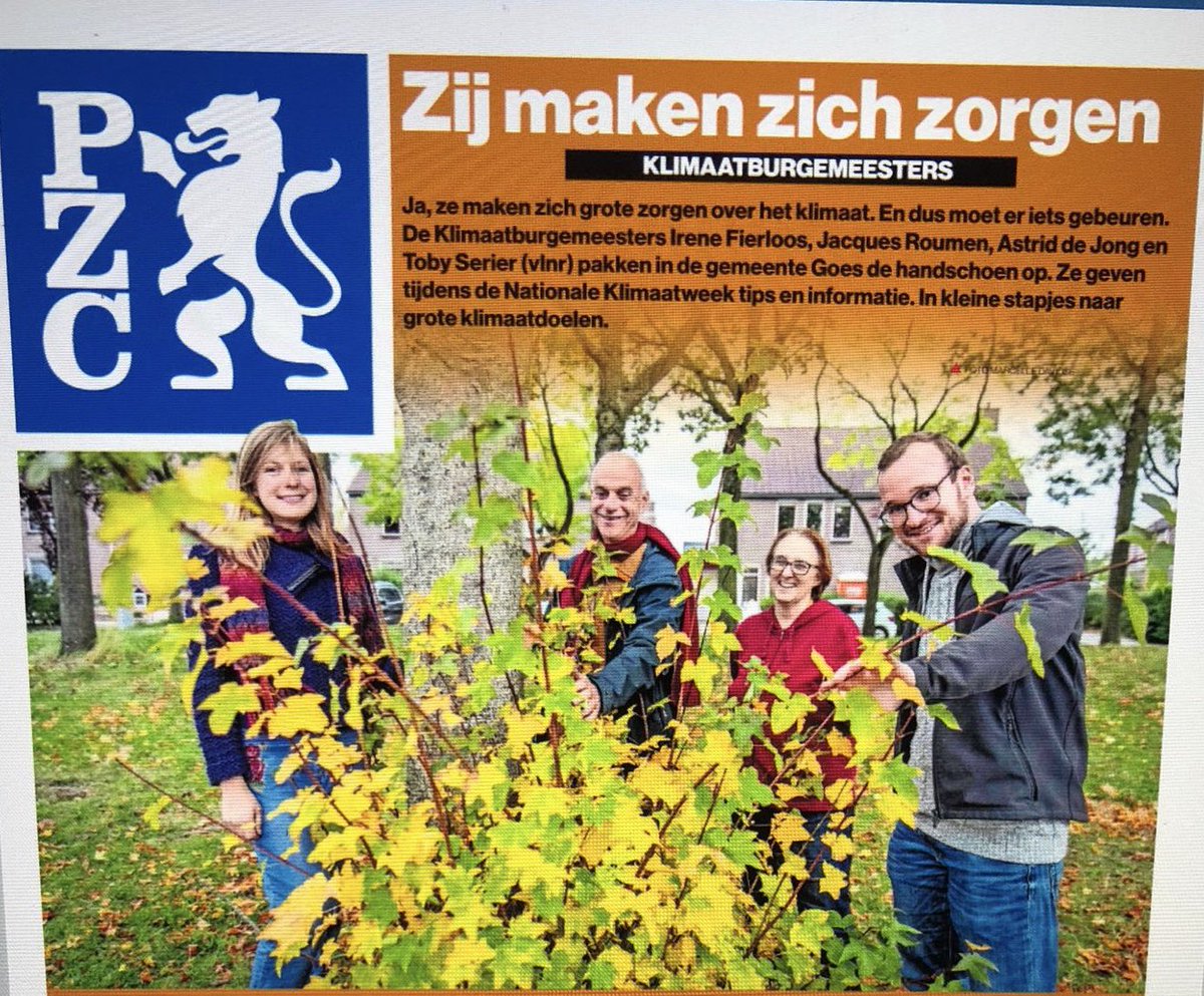 Groenlinksers op de voorpagina! Zij en wij maken zich grote zorgen over het klimaat pzc.nl/zeeuws-nieuws/…