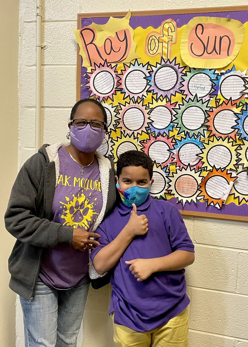 Still feeling the energy from our #pantherpride Wednesday!  Parents, students and staff represented with their purple and gold and McClure swag!  <a href="/PHLfamilies/">Philadelphia Office of Children and Families</a> <a href="/PHLschoolboard/">Philadelphia Board of Education</a> <a href="/PHLschools/">Philadelphia Schools</a>
