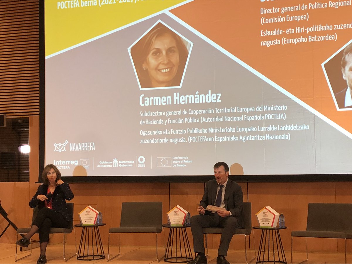 AlbScop's tweet photo. Présents à la conférence bilan de la programmation 2014-2020 du @CTPPOCTEFA à #pampelune #NAVARREFA.
70 projets de #coopération #transfrontalière accompagnés dont #translanekin et #Egal-Urg !
Cc @mathberge https://t.co/NhfCswd2yY