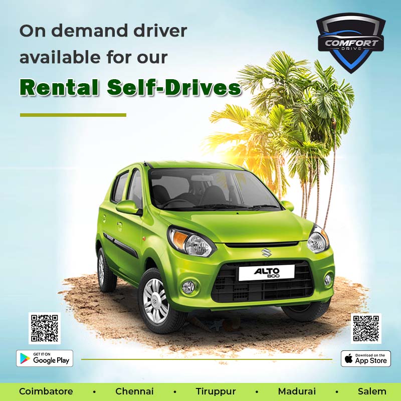 ComfortDriveCar's tweet photo. Fully sanitized. well maintained, comfortable cars waiting just for you. Hire our cars today!
https://t.co/YLjaa70lZp
contact us : +91 79989 94111
#business   #comfortdrive #carrental #selfdrivecars #chennai  #ooty #rentalservice #travelagency #coimbatorelife  #trending https://t.co/Gi8WxE85Oi