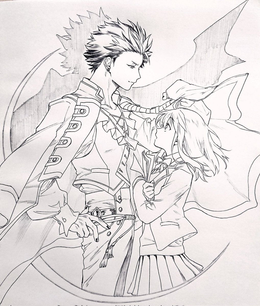 「いい夜だな、嬢ちゃん───攫いに来たぜ」(紅あん) 