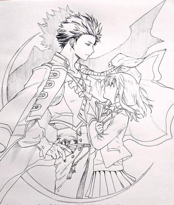 「いい夜だな、嬢ちゃん───攫いに来たぜ」(紅あん) 