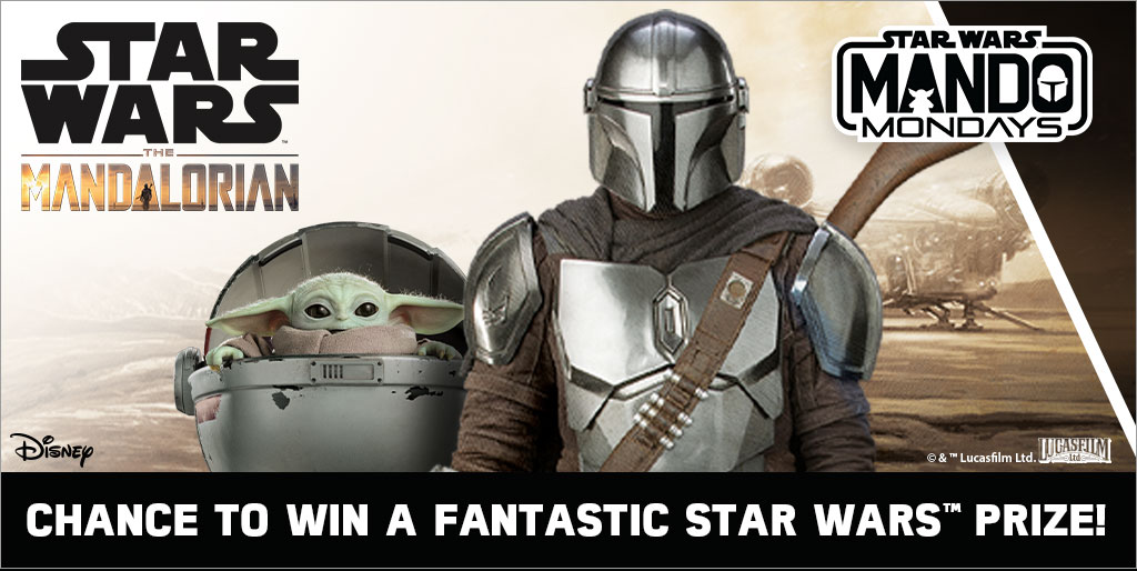 EntertainerToys's tweet photo. A new season of The Mandalorian is just around the corner 🤩We're celebrating it with Mando Mondays and giving you a chance to win a @starwars bundle! To enter, simply retweet and follow us! Prize Draw ends 30th Oct, 2021 T&amp;Cs apply. Shop the range here👉 https://t.co/JcBabPqAMI https://t.co/q04RKu1zbO