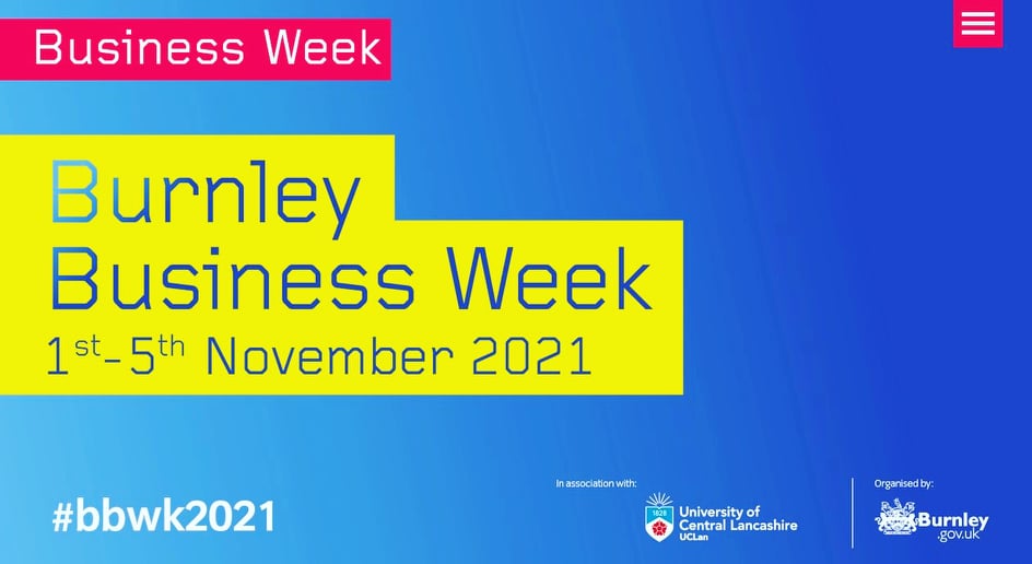 EverythingP3's tweet photo. P3 are supporting Burnley Business Week
@burnleycouk are holding a week of free business support
Workshops, presentations & networking
1st - 5th November 2021
Showcasing the best across Burnley and beyond!
To sign-up go to https://t.co/JxJRNNzTtd
#bbwk2021 #EverythingP3 https://t.co/OfqvNJDD3Y