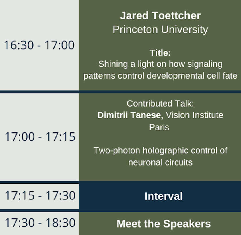 CyGenTiG1's tweet photo. Welcome back everyone to Day 3 &amp; the final day of the CyGenTiG Symposium on Optogenetics in Complex Systems! https://t.co/Z1qv2CH40e