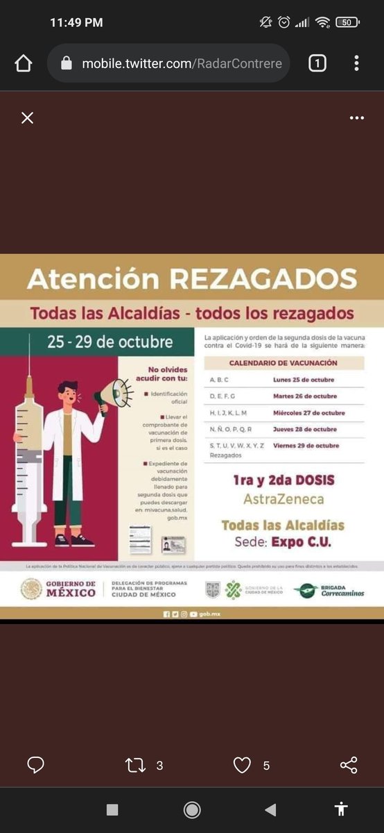 is4belsr's tweet photo. @ana6abriella Tus amigos son bien flojos, porque tuvieron chance cuando tocó su rango de edad, y además cuando abrieron citas para rezagados, y luego sin cita tanto con Sputnik como con Astrazeneca (que se está aplicando esta semana). Dales la info, no hay excusa. https://t.co/2atvRFBHS4