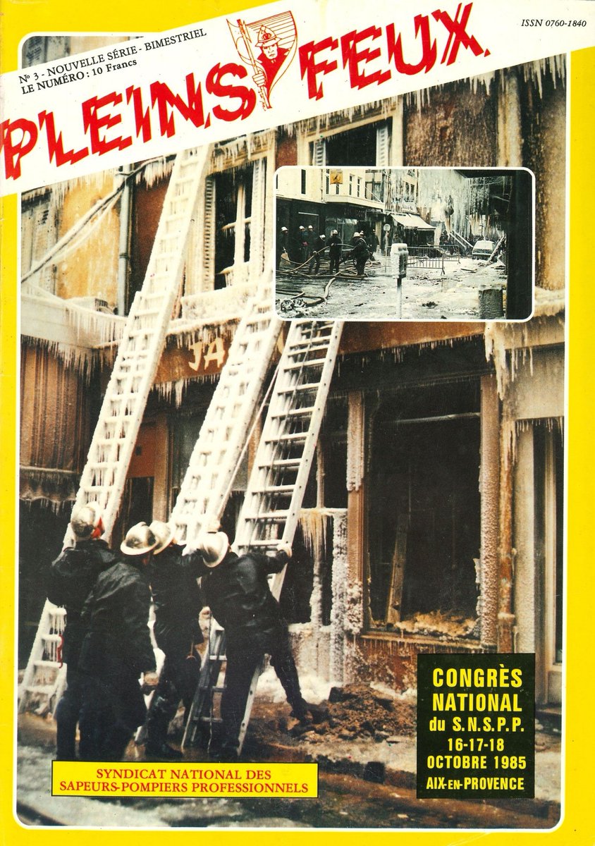 SNSPP_PATS's tweet photo. Depuis plus de 40 ans le @SNSPP_PATS défend le service public de secours et les agents des SIS, SPP et PATS. Le 1er numéro du magazine #PLEINS-FEUX date de 1985. Le #PLEINS-FEUX c'est la mémoire du @SNSPP_PATS de @PompiersFR mais aussi de @SecCivileFrance @Interieur_Gouv https://t.co/InCXQ8Gruj