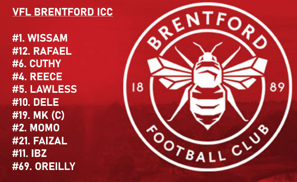VFL_Bees's tweet photo. The team-sheet for tomorrow's ICC tournament is in! 🐝 https://t.co/wsxhKV1RvJ