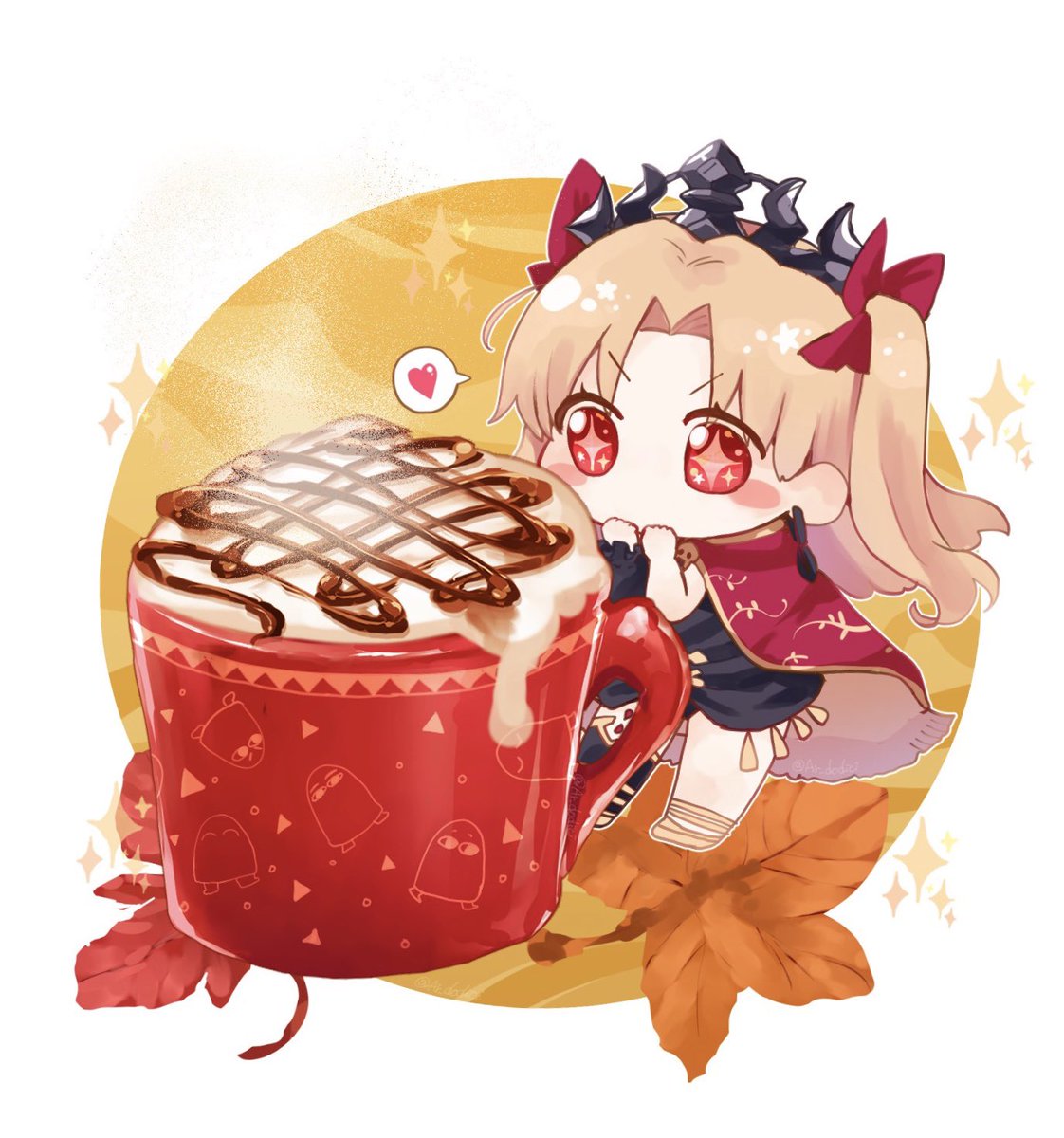 エレシュキガル(Fate) 「🍁 」|あるてぃ🍵傷心公爵令嬢④発売中のイラスト