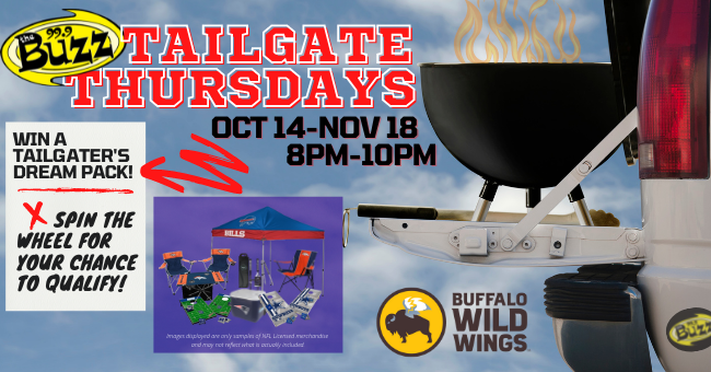 999thebuzz's tweet photo. Join us tonite @BWWings for wings, beer, sports, football, and prizes! 
#999thebuzz #buzzcrew #bwws #sobu #thursdayvibes https://t.co/GjzxNh28ZT