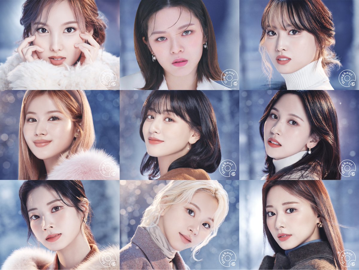 4K OT9 MEMBERS COLLAGE] TWICE JAPAN 9th SINGLE 『Doughnut』 Teaser
