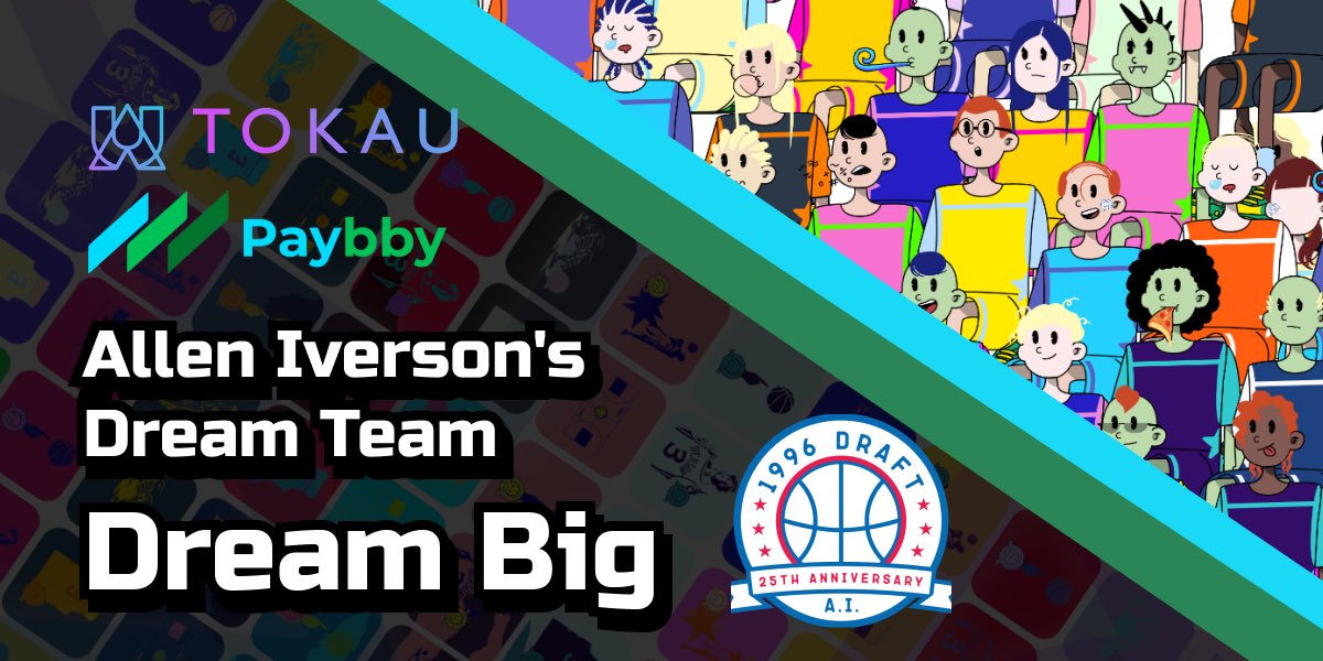 #IversonNFT is launched in collaboration with #TOKAU 

A great ride of 25 YEARS!!! 
Passion &amp; Love❤️‍🔥, Sweat 💦&amp; Tears

😍Excited by his Slam Dunk, 
🔥Inspired by his will to win

Easy Pay with <a href="/Paybby1/">Paybby</a> for #NFT

👉👉 paybbynft.com/a-i-the-evolut…
