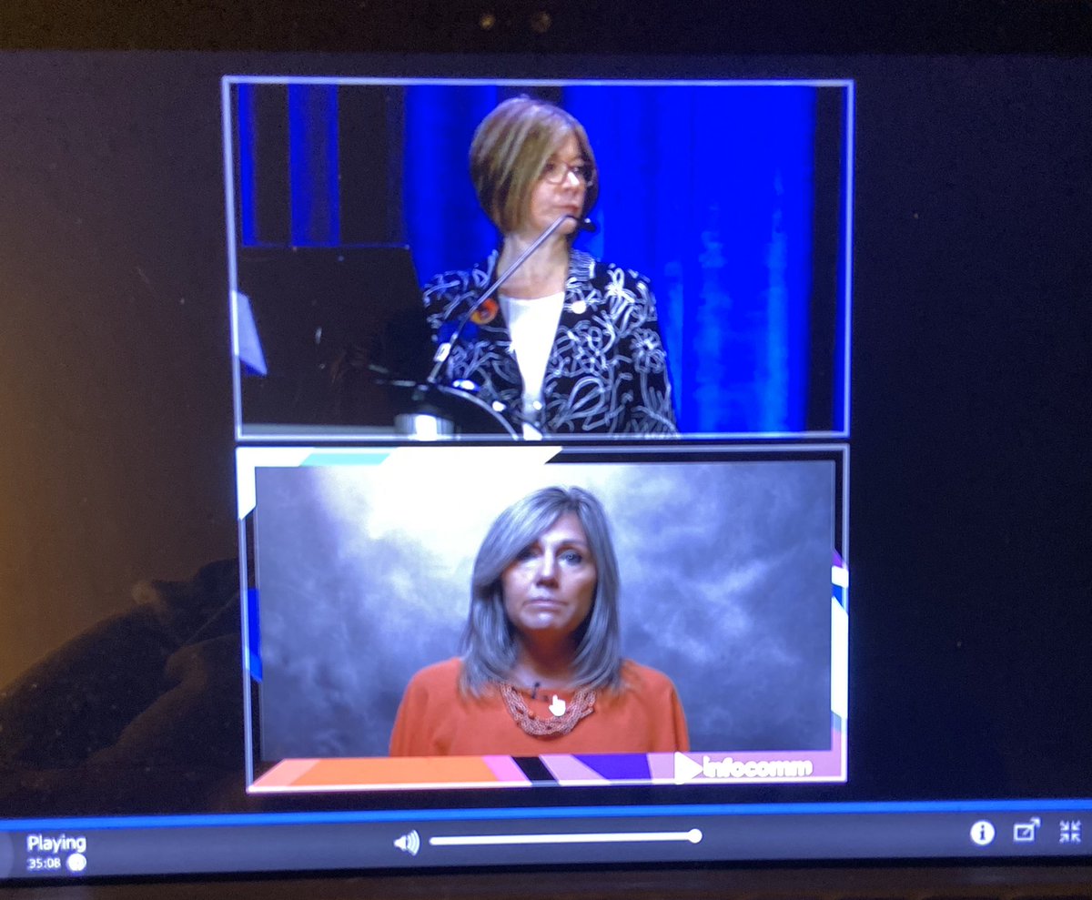 MaryCookCTS's tweet photo. Can’t be with my sisters in arms in person @AVBrandy @coryschaeffer @PattyWanzer @theericacarroll @BrittDelgado88 @MeganADutta and all the other FABULOUS women at the @AVIXAWomen breakfast at #InfoComm21 but I’m there in spirit and online! #AVIXAWomen #womenintech #avtweeps https://t.co/s3cze3mkPf
