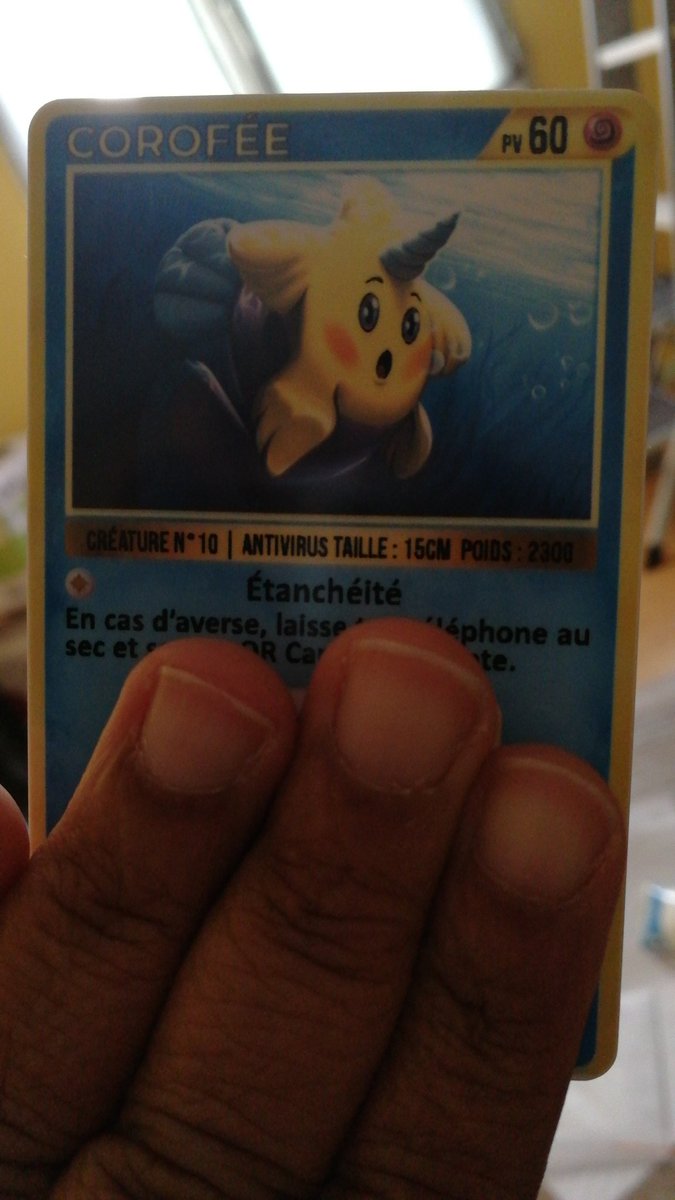 3lawan's tweet photo. Moi aussi j'ai eu ma carte @AlomoraClub 😁 mon Corofée est trop mimi!! https://t.co/Yn2la8sfUQ