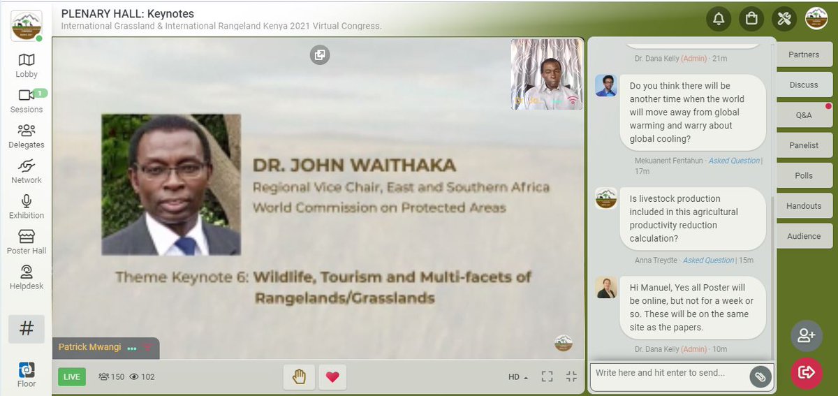 Keynote Speaker 2: DR. JOHN WAITHAKA is the Regional Chair of the IUCN-World Commission on Protected Areas (WCPA) for East and Southern Africa #igrckenyachapter2021 <a href="/kalromkulima/">KALRO</a> <a href="/ILRI/">ILRI.org</a> <a href="/ILRI_JimmySmith/">Former ILRI Director General - Jimmy Smith</a> <a href="/danamkelly/">dana kelly</a> <a href="/HamadiIddiBoga/">Prof. Hamadi Iddi Boga</a> <a href="/KimtaiHarry/">PS Harry Kimtai</a> @CanadianRL <a href="/IrishGrassland/">Irish Grassland Association CLG (IGA)</a>