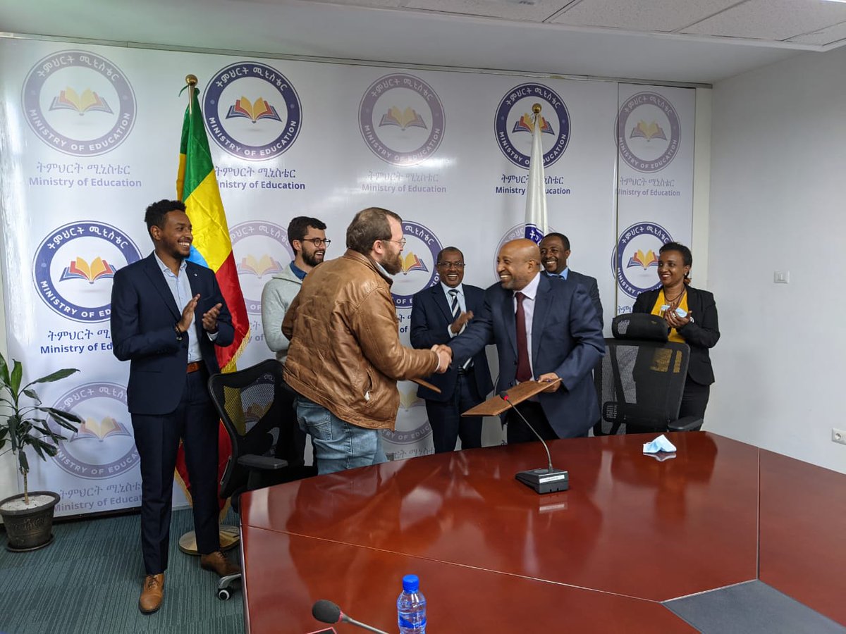 IOHK_Charles's tweet image. Dropped by the MOE today to discuss the digital transformation of Ethiopia's educational credentials. Five million students on schedule