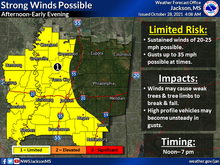 NWSJacksonMS's tweet photo. A line of showers will continue to move across the area tonight in advance of a cold front. Low temperatures are forecast to be in the mid 50s to low 60s beneath cloudy skies. https://t.co/8MaIA5GYFW
