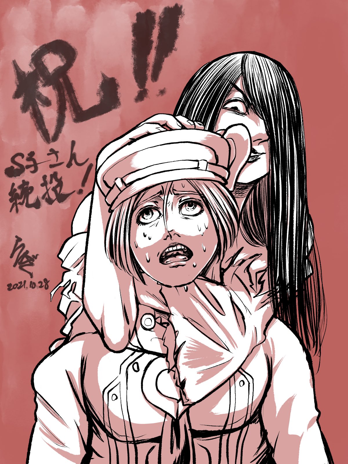 爛坐 ランザ Skeb受付中 今日はザッパさんのggst参戦待機派としてめちゃんこ嬉しい報せを見たので ハロウィン絵そっちのけで急いで描きました Xrd以降になってもザッパさんにはs子さんとその他憑依霊各種まだ憑いてるぞヤッターーーーーーーーー