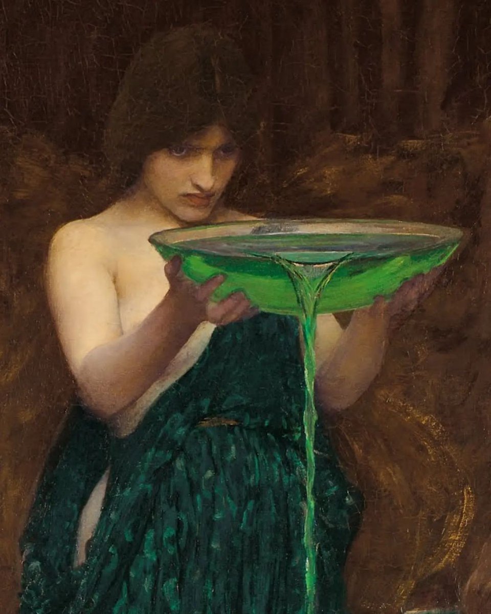 Circe invidiosa (detail), 1892

🖌#JohnWilliamWaterhouse

#ThursdayInArt #ArtByCloseUp #ArtLovers #DetailInArt #DonneInArte #ArteYArt

@Asamsakti @yebosfaye @dianadep1 @isidemoni @maype7 @Biagio960 @paulbar59067209 @angela3nipoti1 @Hakflak @LuciaTassan @LunaLeso @PasqualeTotaro