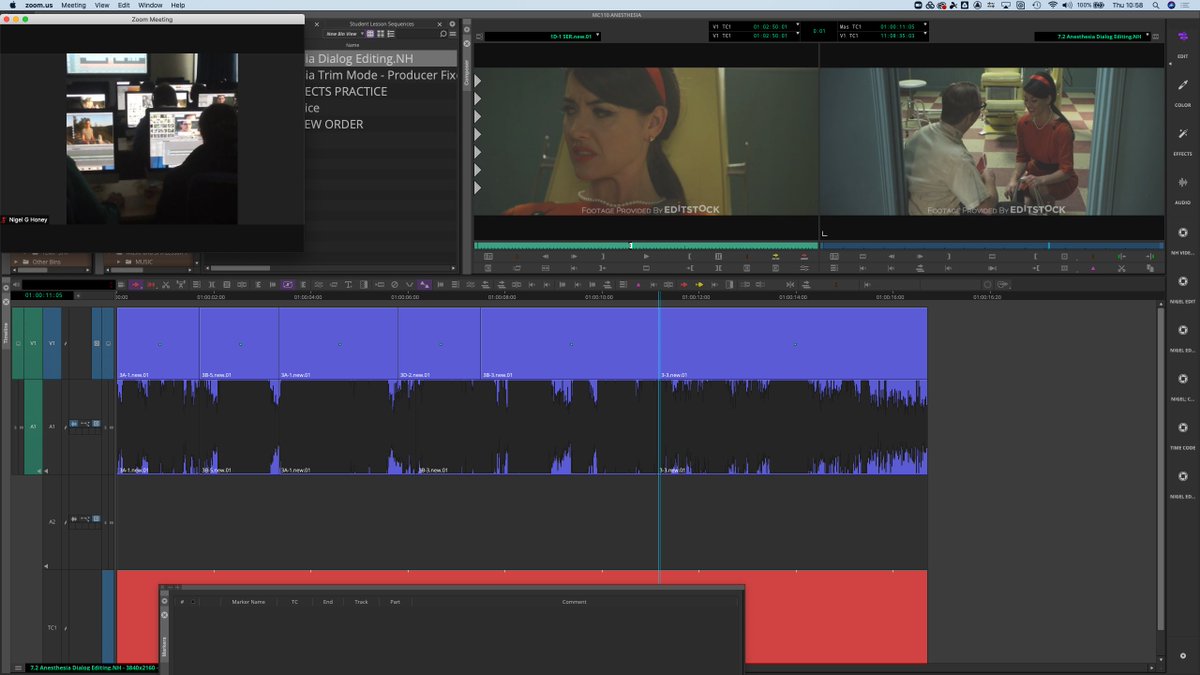 nhoney's tweet photo. Teaching AVID 110 Course Remote using #avidmediacomposer and #LucidLink with footage from #editstock to share Student Project Files and Media. Thanks to Gerry McGachy Jigsaw24 for his help with linking our files. #remotelearning #remoteeducation
#abilitypostproductionacademy https://t.co/RIs4GDQBP4