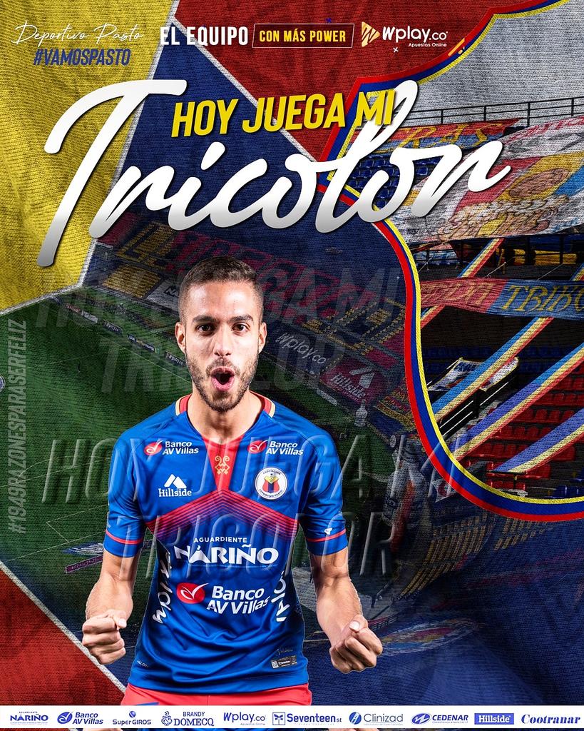 DeporPasto's tweet photo. 🔵 🔴 🟡 #CULTURAPASTO
🇷🇴 HOY JUEGA DEPORTIVO PASTO 🇷🇴 https://t.co/bMqG2ZioiG